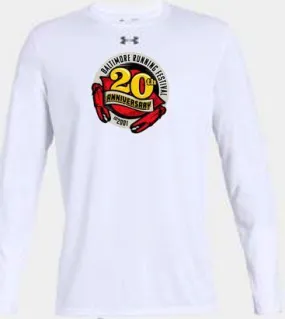 20th Anniversary Men's Long Sleeve Locker Tee - White