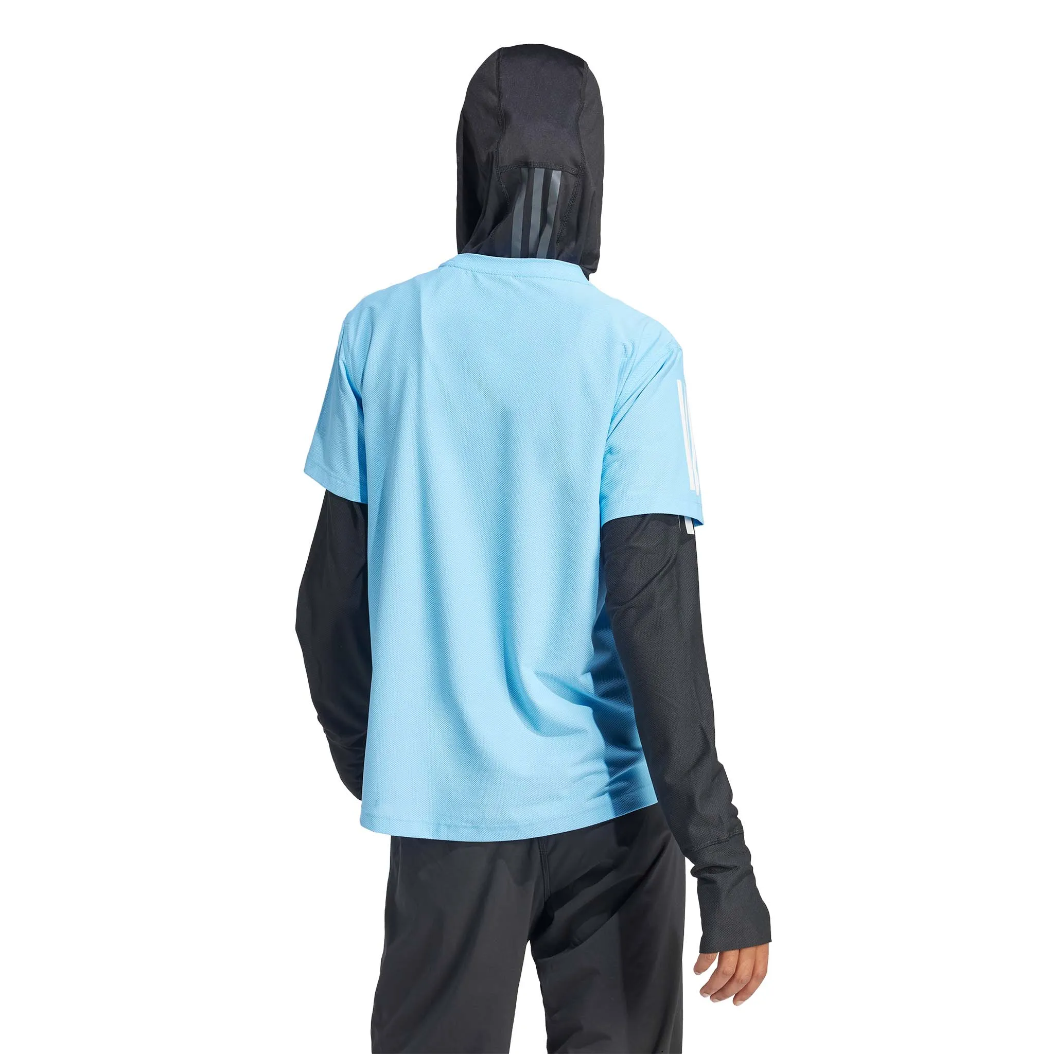 adidas | Women's Own The Run T-Shirt - Semi Blue Burst