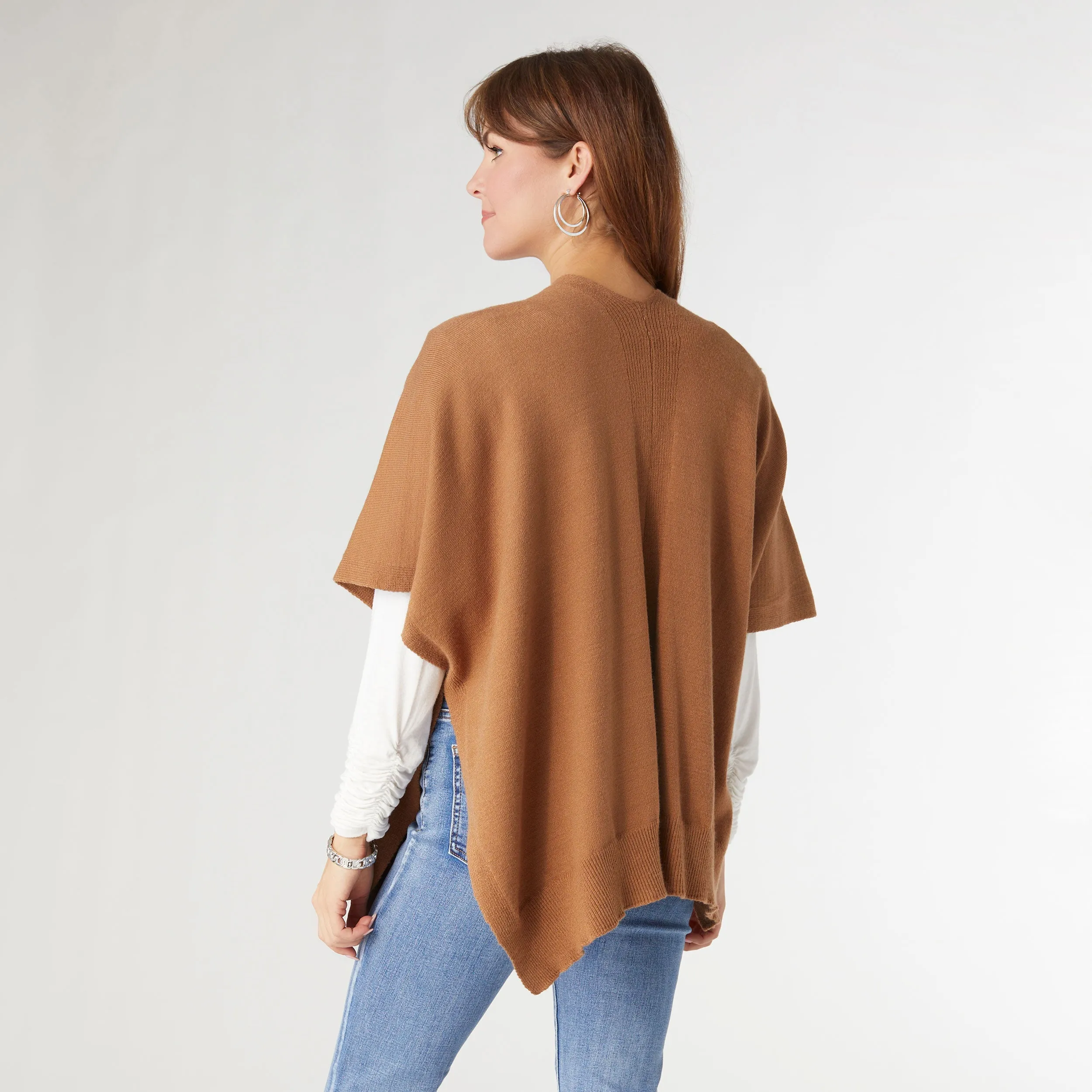 Alani Lightweight Cardigan with Pocket in Camel: One Size