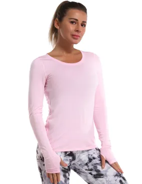 Athlete Long Sleeve Tops lightpink_Pilates