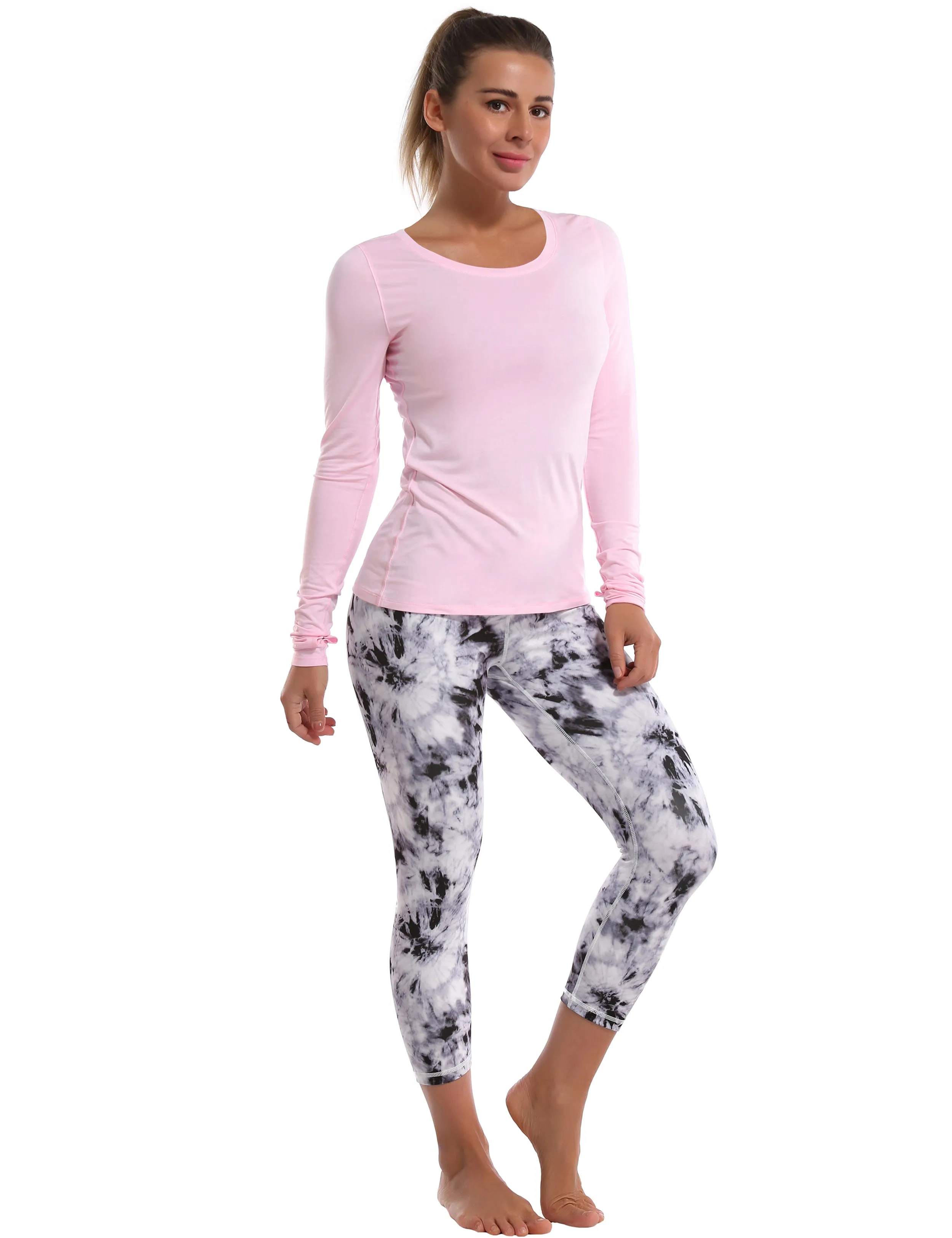 Athlete Long Sleeve Tops lightpink_Pilates