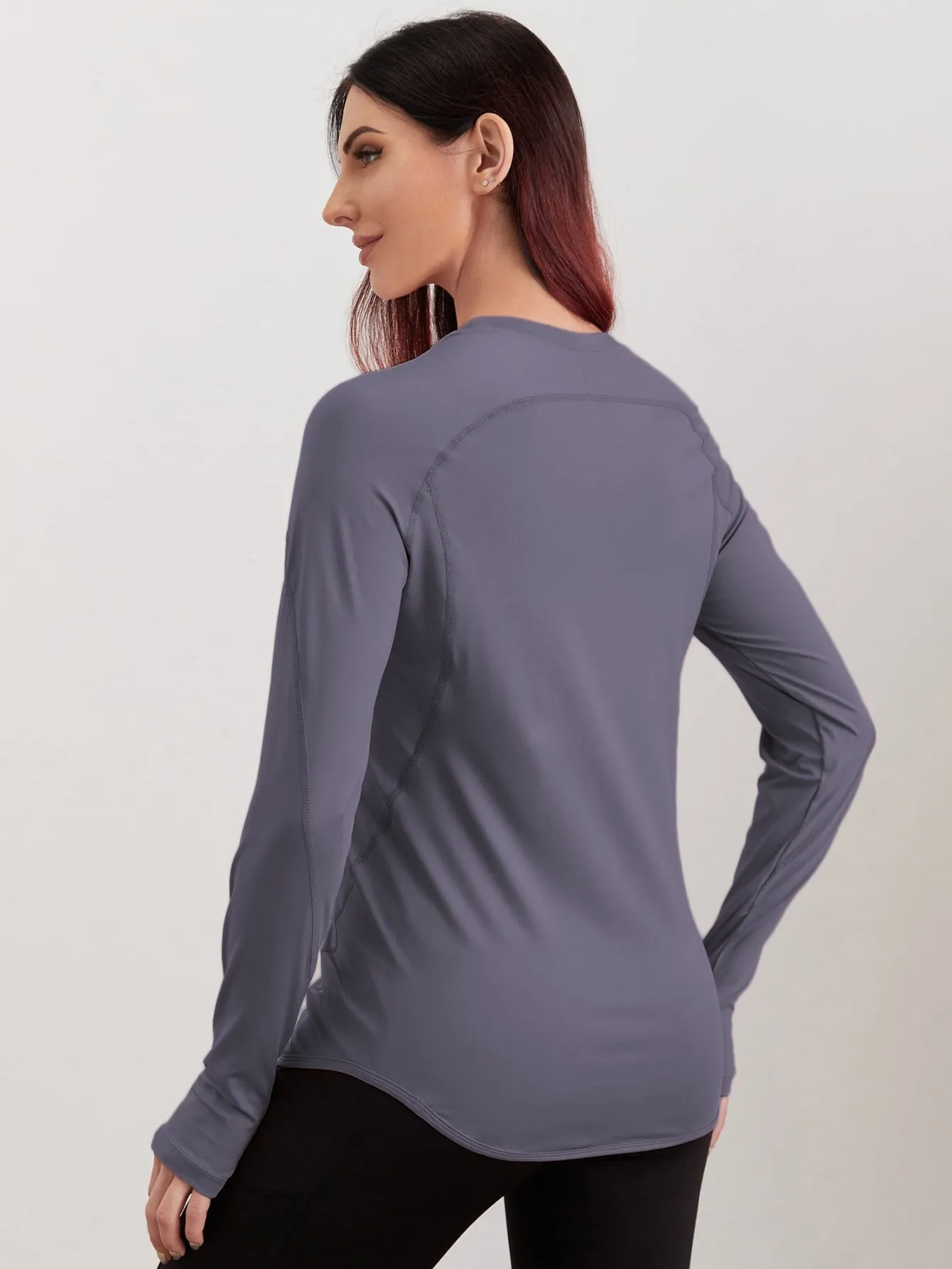 Breathable Active Tee With Thumb Holes ss22