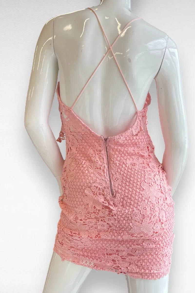 Crotchet Double Tiered Dress