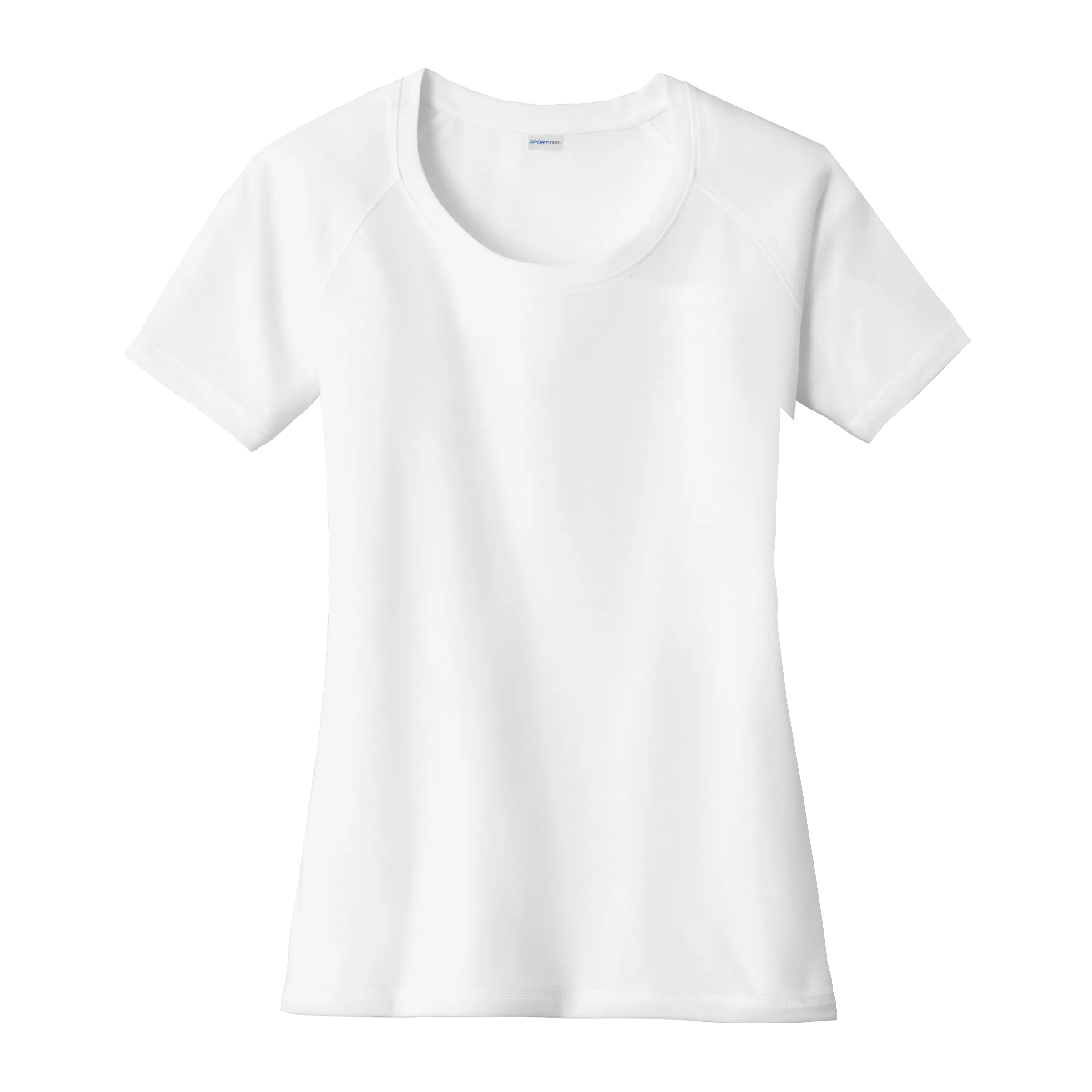 D1857W Ladies Tri-Blend Wicking Scoop Neck Raglan Tee