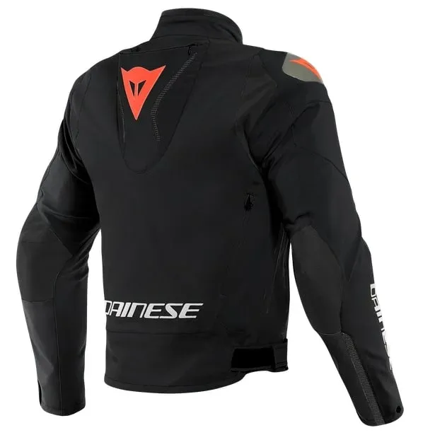 DAINESE INDOMITA D-DRY XT BLACK/FLUO RED TEXTILE JACKET
