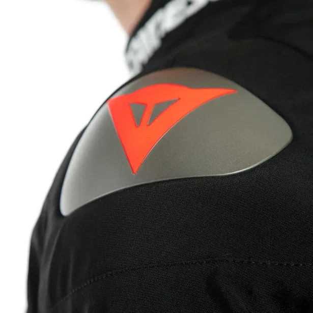 DAINESE INDOMITA D-DRY XT BLACK/FLUO RED TEXTILE JACKET