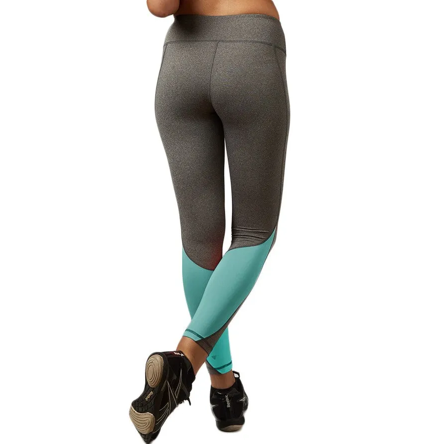 Elastic Patchwork Color Accent Quick Dry Legging