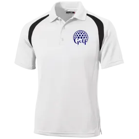 Golf Emblem Moisture-Wicking Tag-Free Golf Shirt