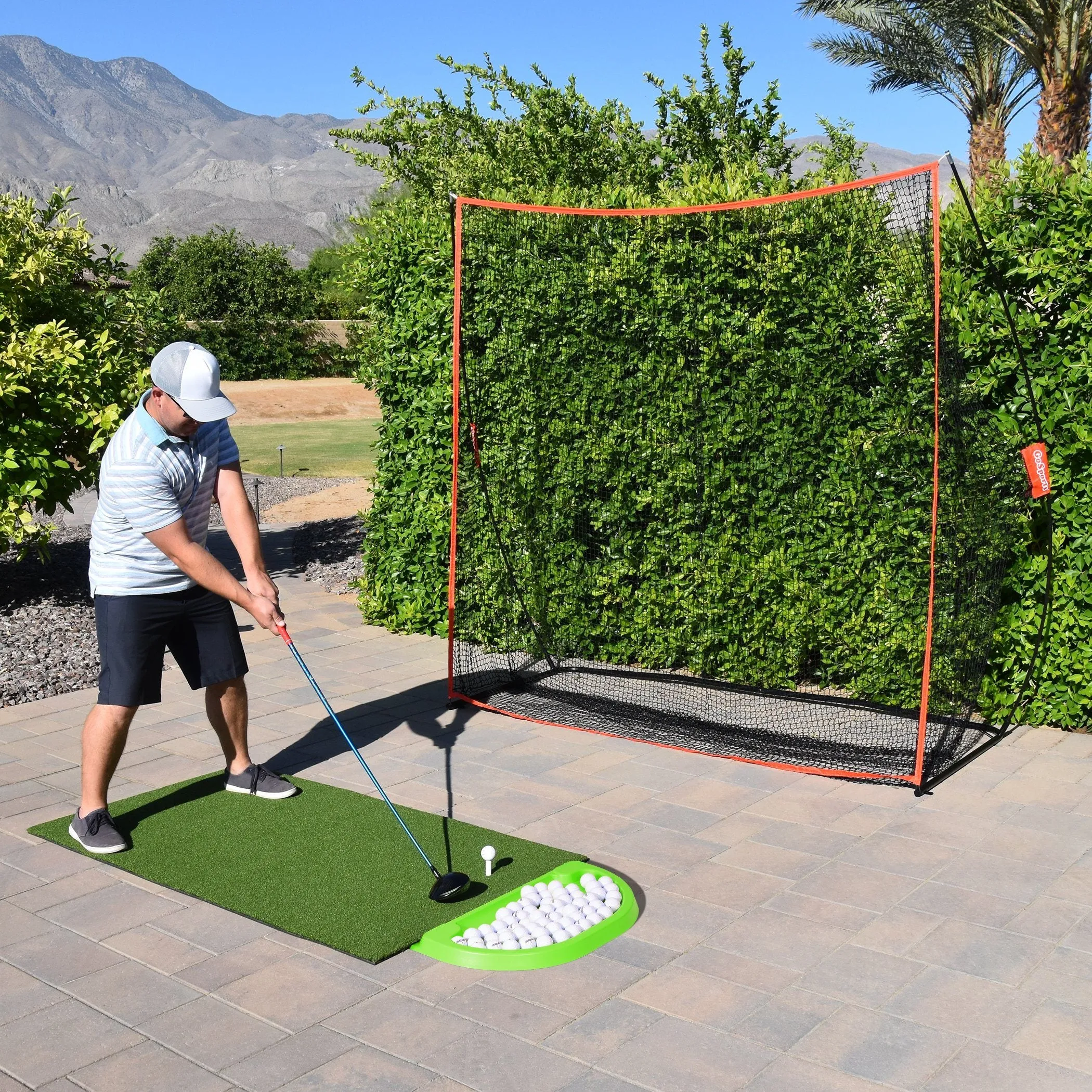 GoSports All-Weather Golf Ball Tray - Green
