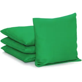 GoSports Cornhole Bean Bags Set of 4 - Regulation All Weather - Classic Bright Green