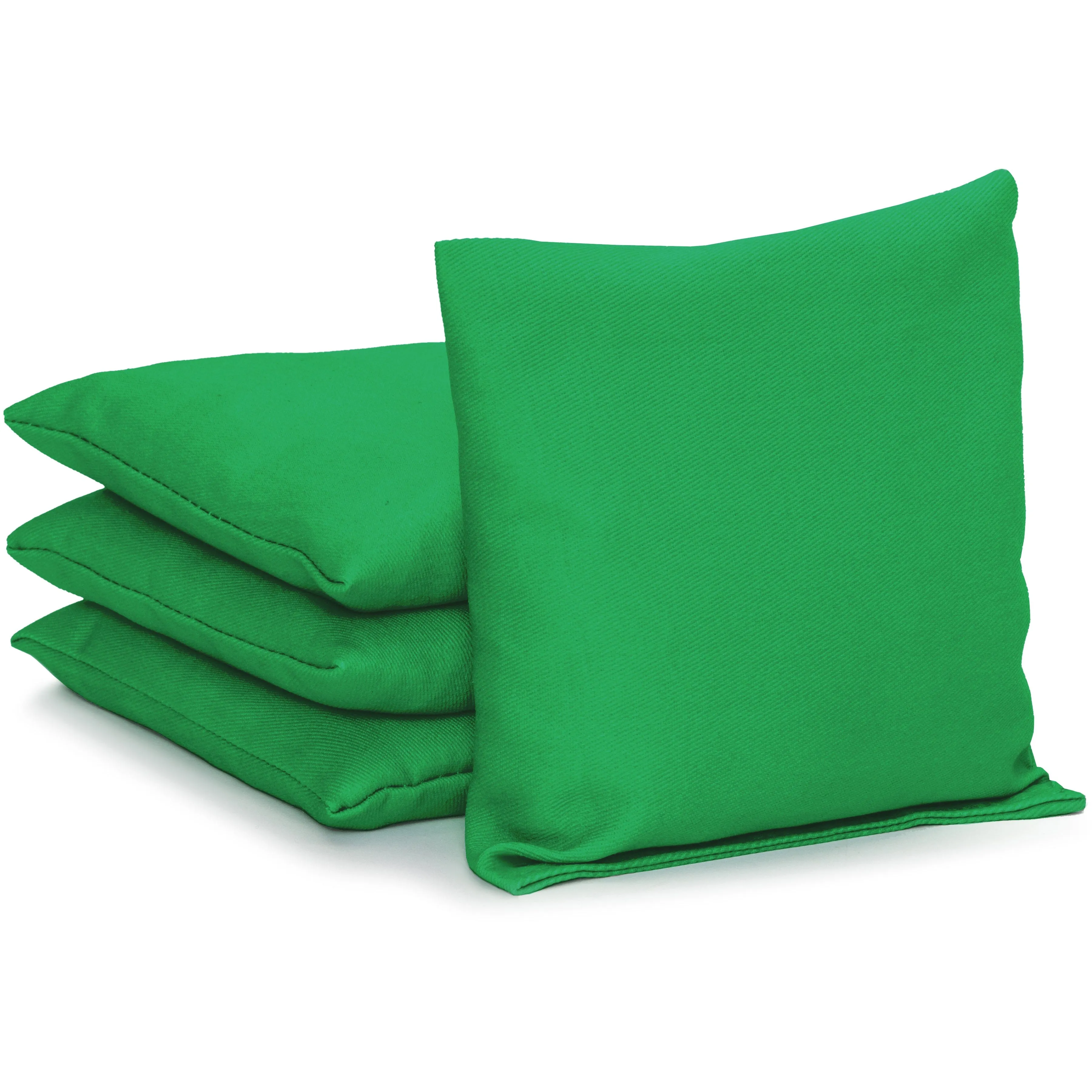 GoSports Cornhole Bean Bags Set of 4 - Regulation All Weather - Classic Bright Green