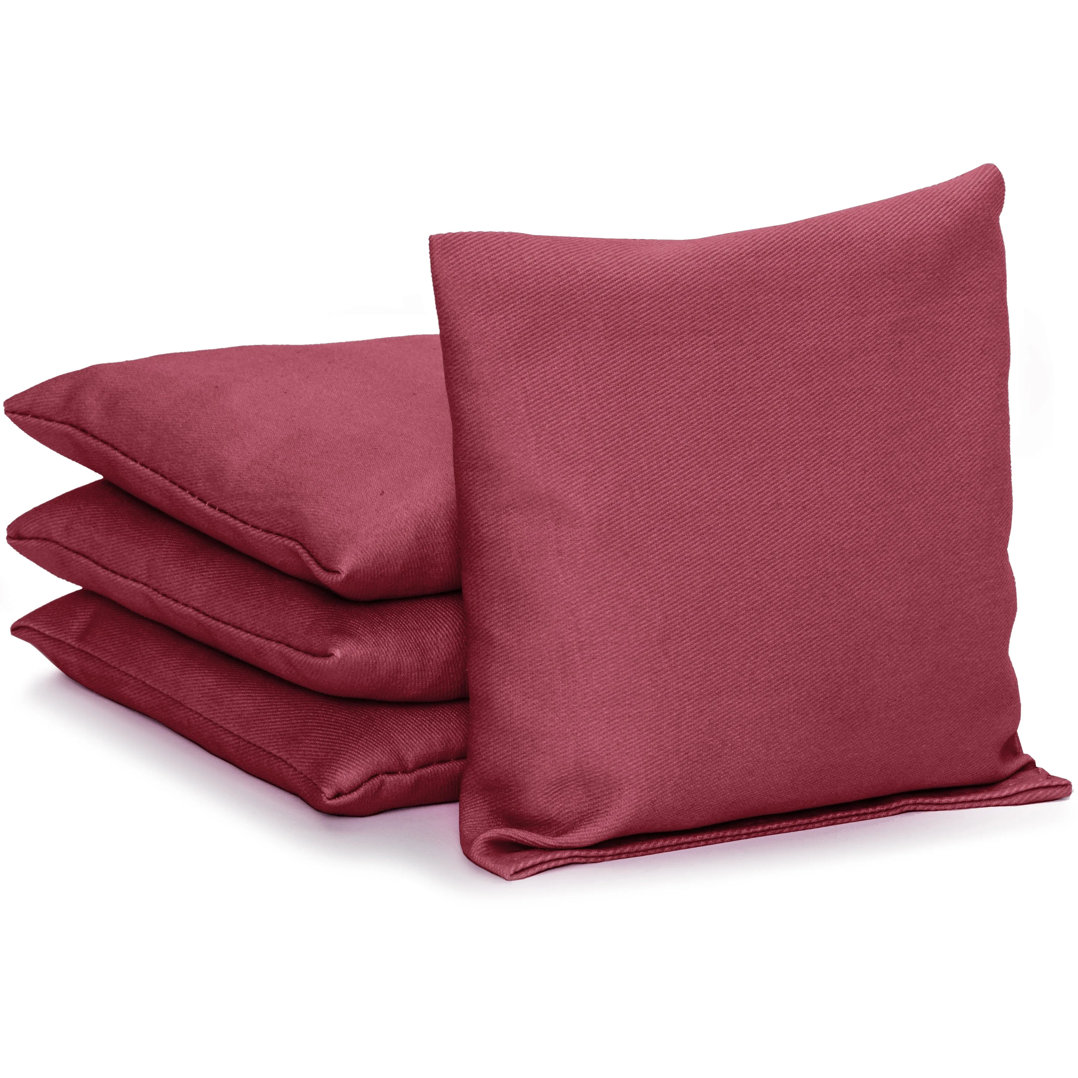 GoSports Cornhole Bean Bags Set of 4 - Regulation All Weather - Classic Burgundy