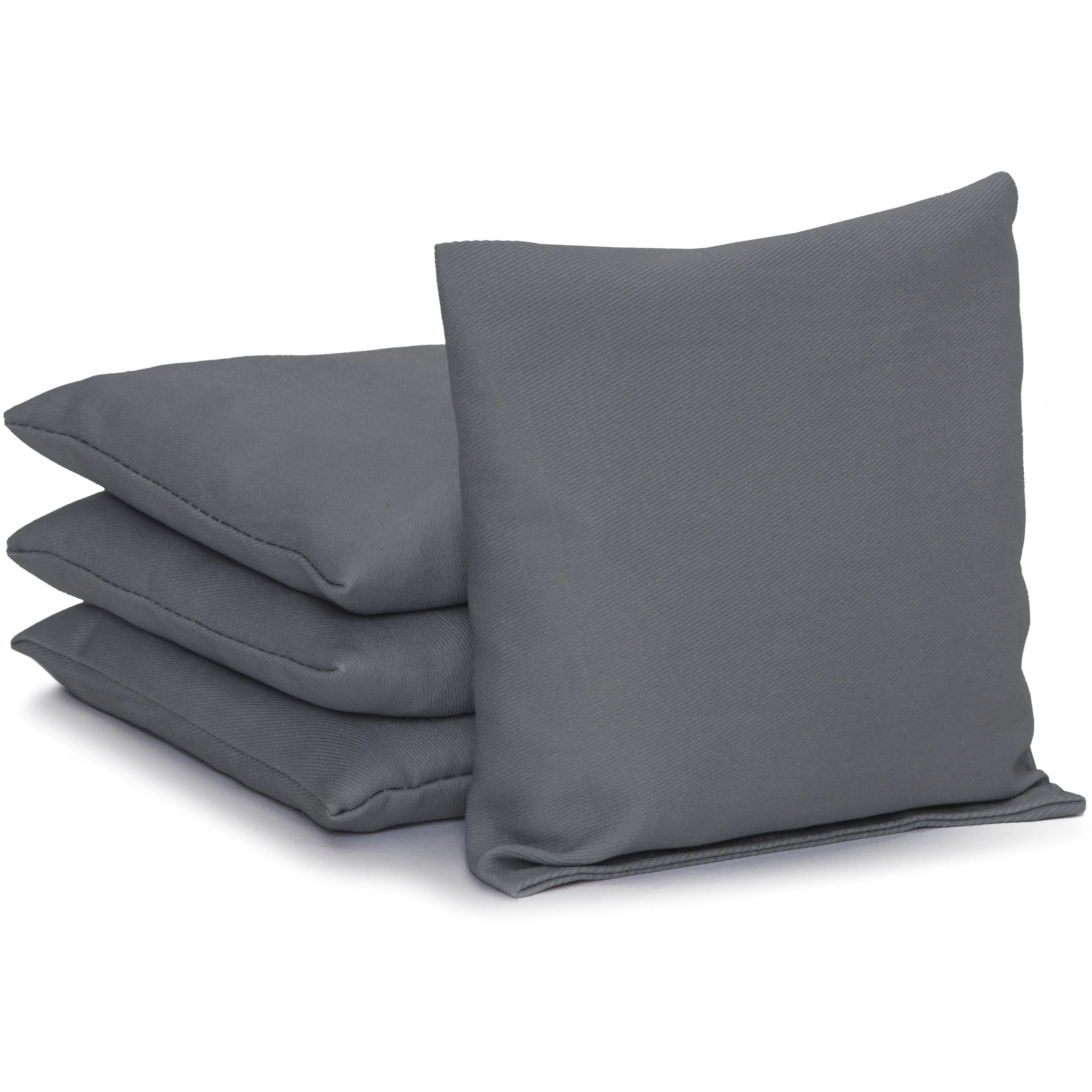 GoSports Cornhole Bean Bags Set of 4 - Regulation All Weather - Classic Dark Gray