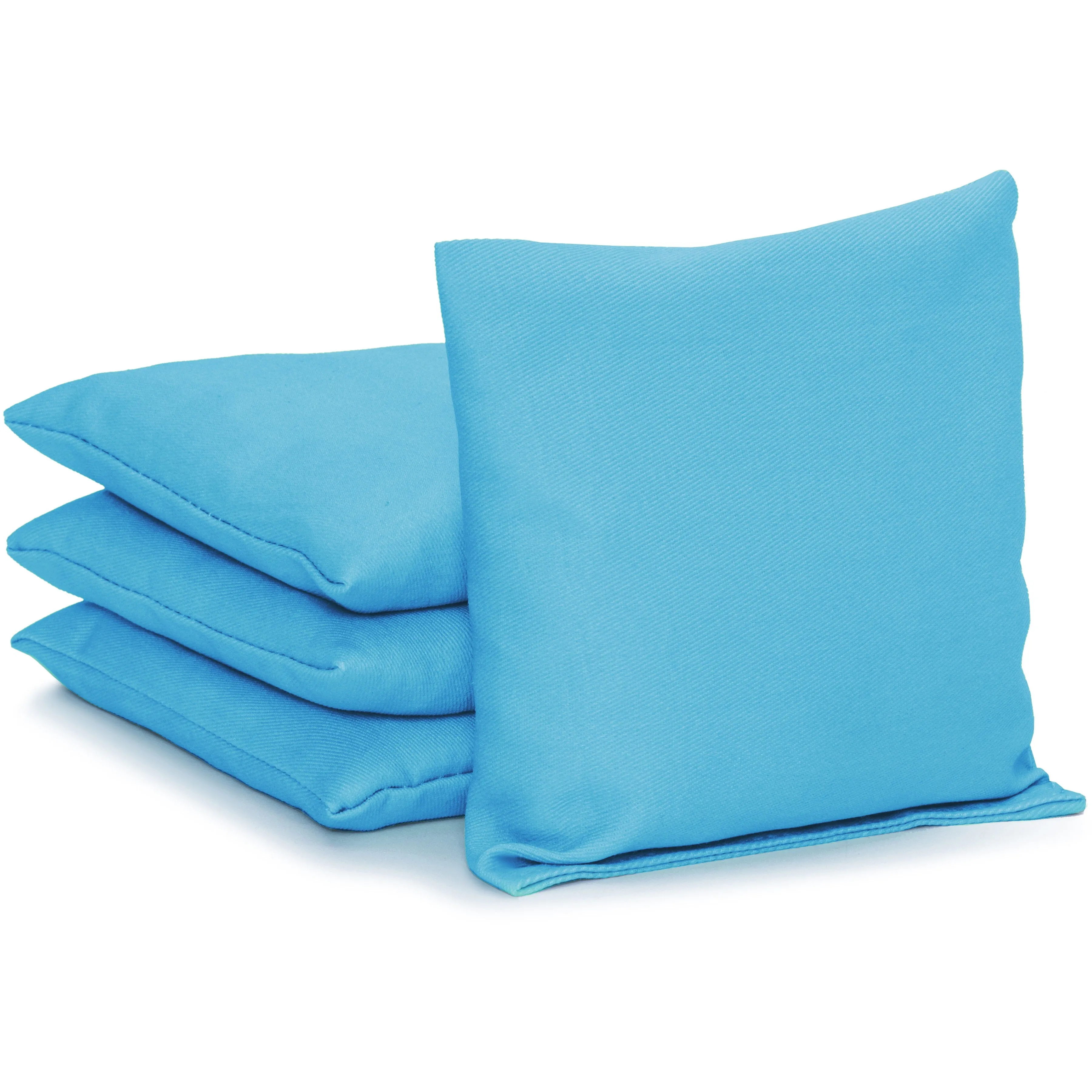 GoSports Cornhole Bean Bags Set of 4 - Regulation All Weather - Classic Light Blue