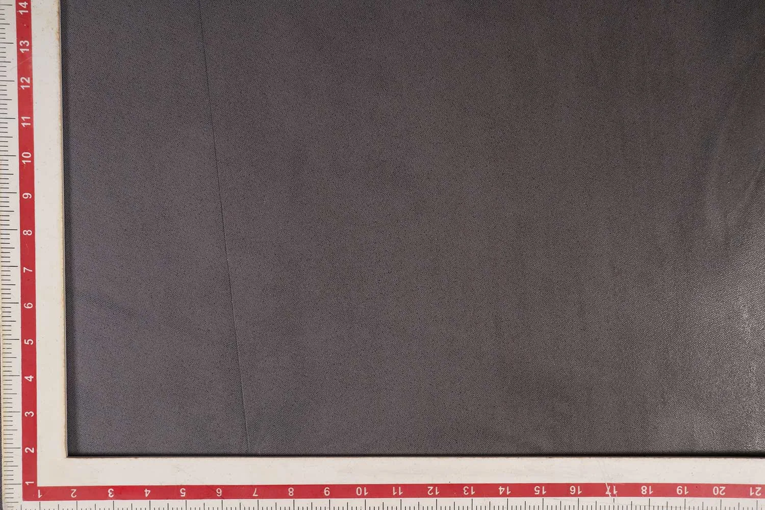 Grey Plain Glitter Net Fabric