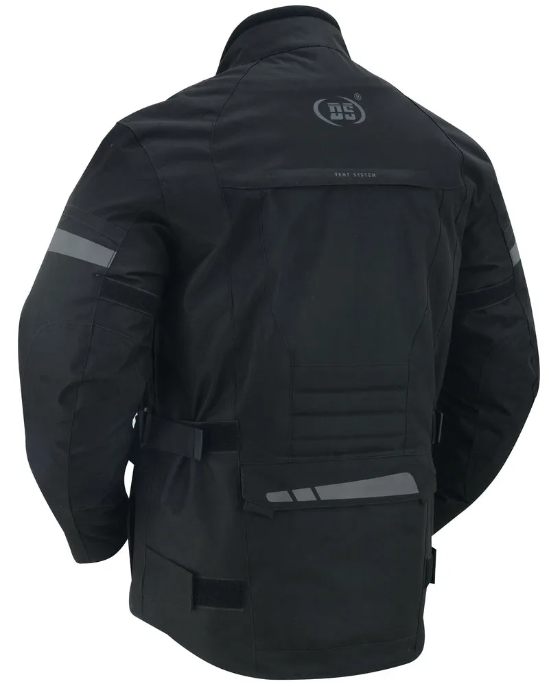 Heavy Duty Polyester Textile Mens motorcycle Jacket