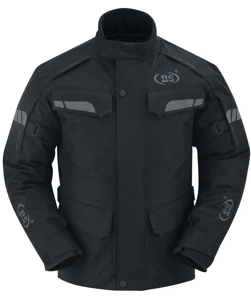 Heavy Duty Polyester Textile Mens motorcycle Jacket