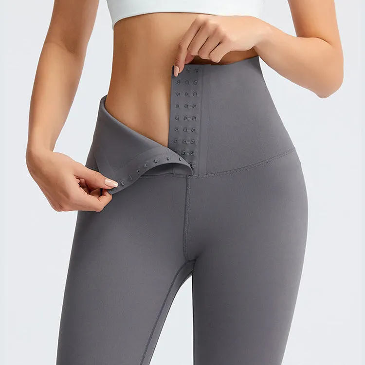 High Waist Breasted Yoga Full Length Leggings
