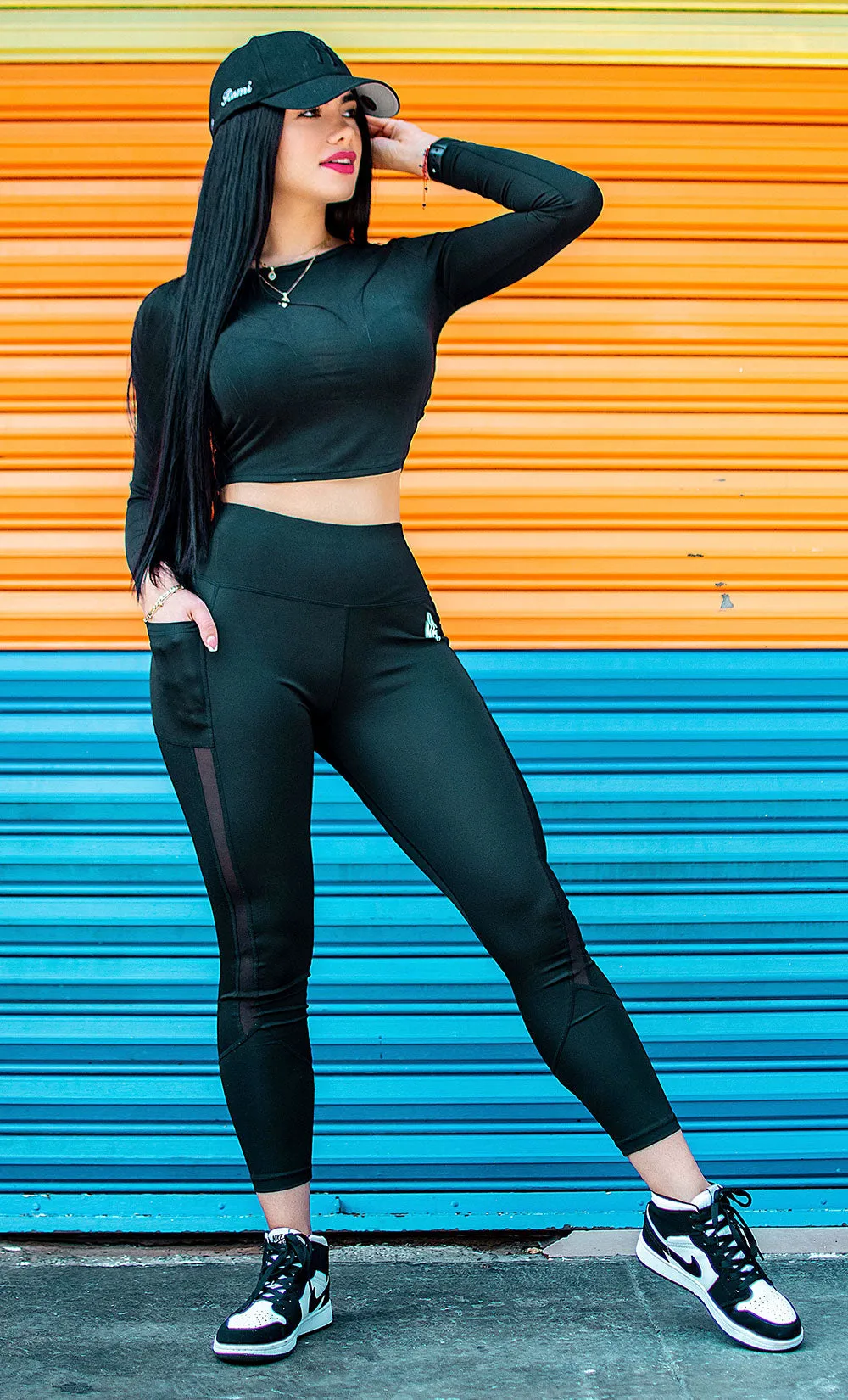 Hyper Ventilated Leggings Black