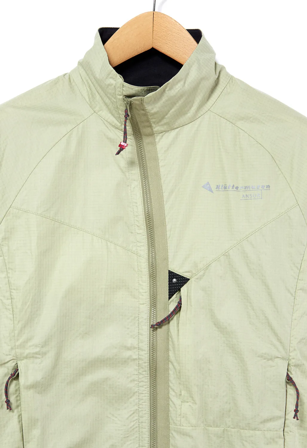Klattermusen Men's Ansur Wind Jacket - Swamp Green/Silver Green