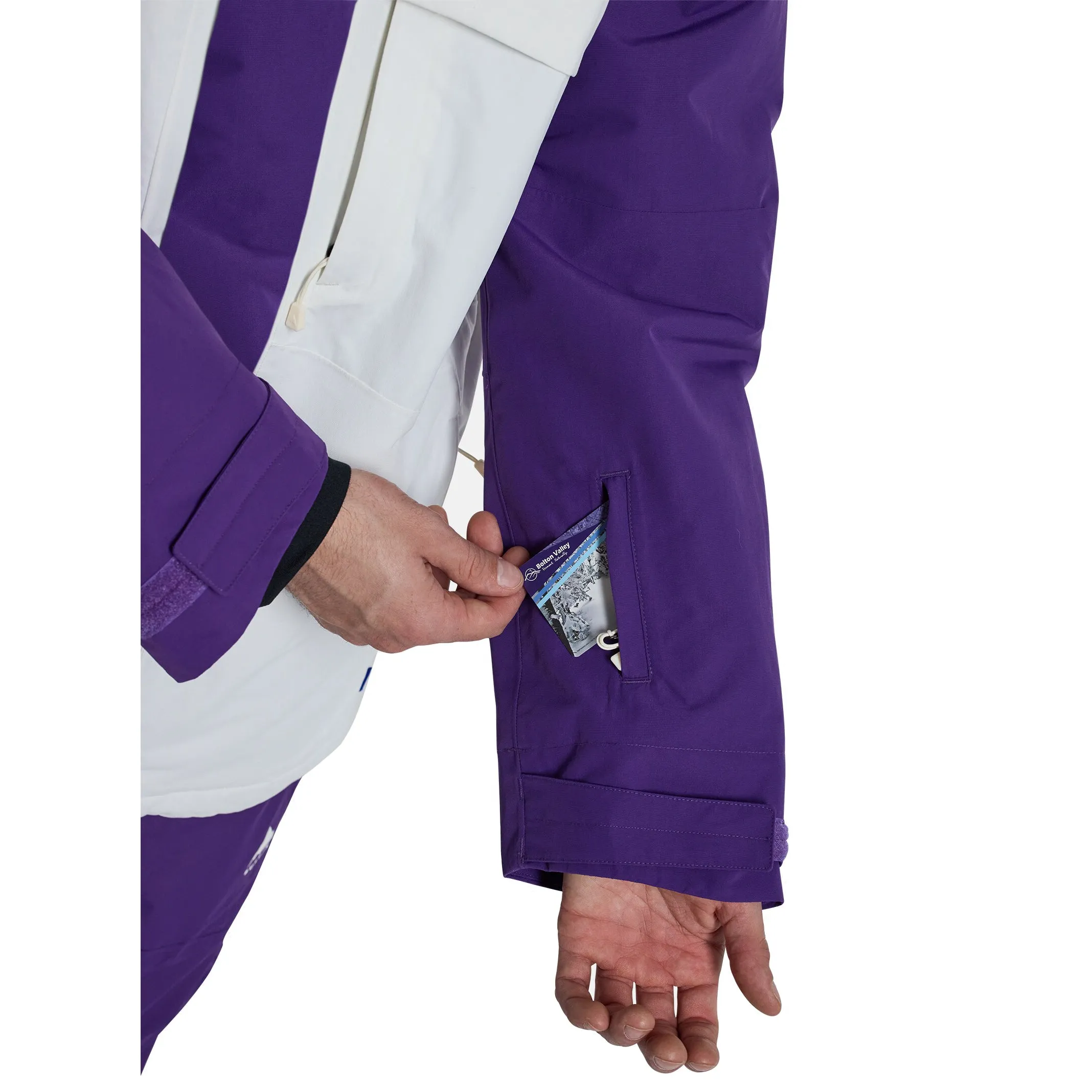 M COVERT 2.0 JACKET  IMPERIAL PURPLE / STOUT WHITE