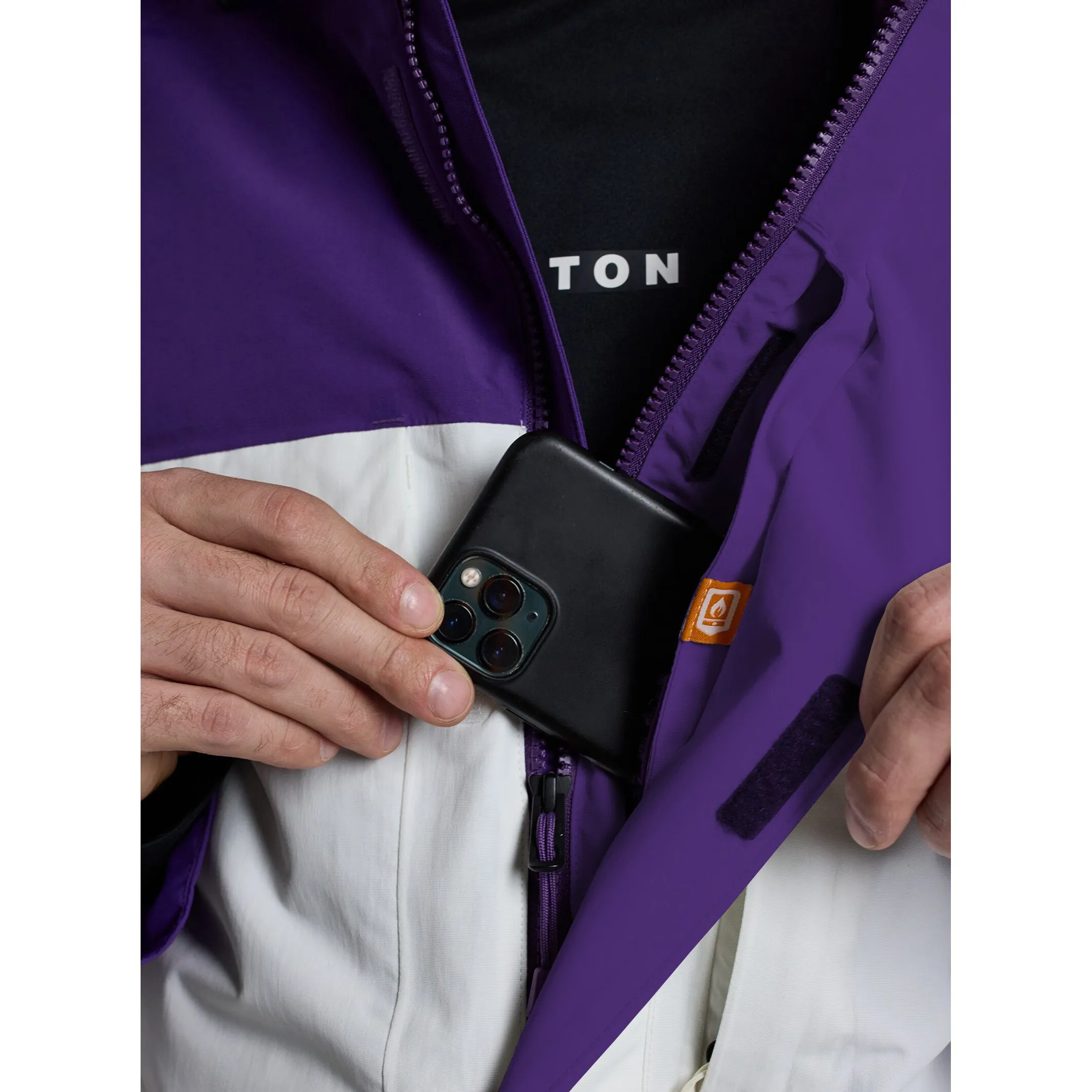 M COVERT 2.0 JACKET  IMPERIAL PURPLE / STOUT WHITE