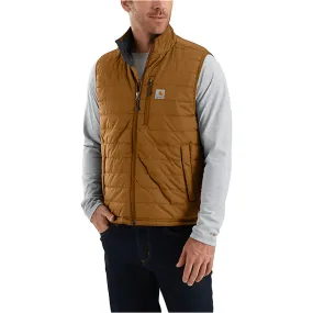 Men's Carhartt Rain Defender® Insulated Vest - Relaxed Fit 102286-BRN