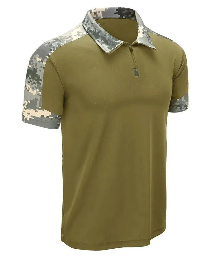 Men's Summer Moisture-Wicking Performance Polo Shirt-ZPK000591