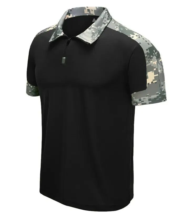 Men's Summer Moisture-Wicking Performance Polo Shirt-ZPK000591