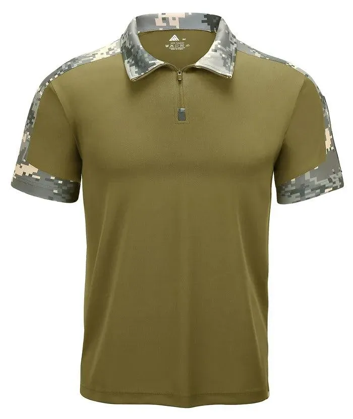 Men's Summer Moisture-Wicking Performance Polo Shirt-ZPK000591