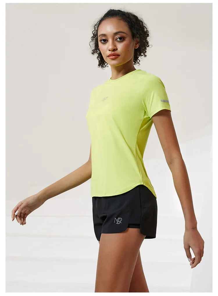 Mesh Breathable Short Sleeves Tops