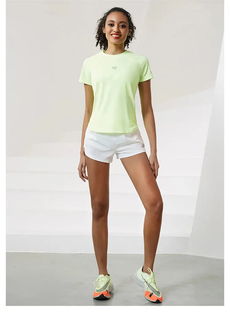 Mesh Breathable Short Sleeves Tops