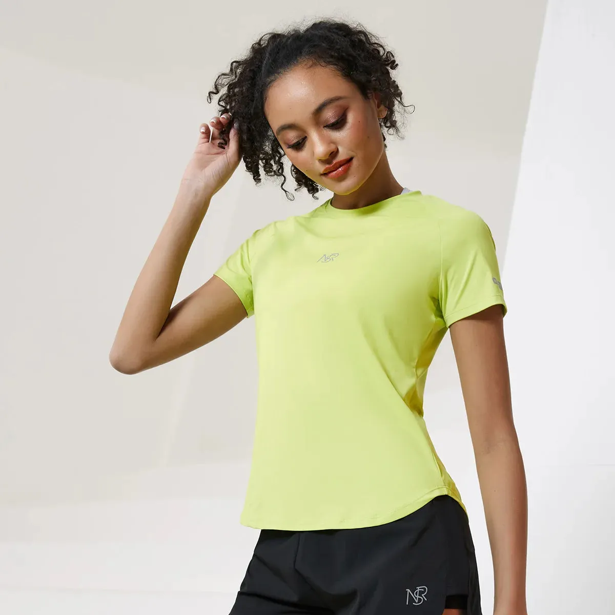 Mesh Breathable Short Sleeves Tops