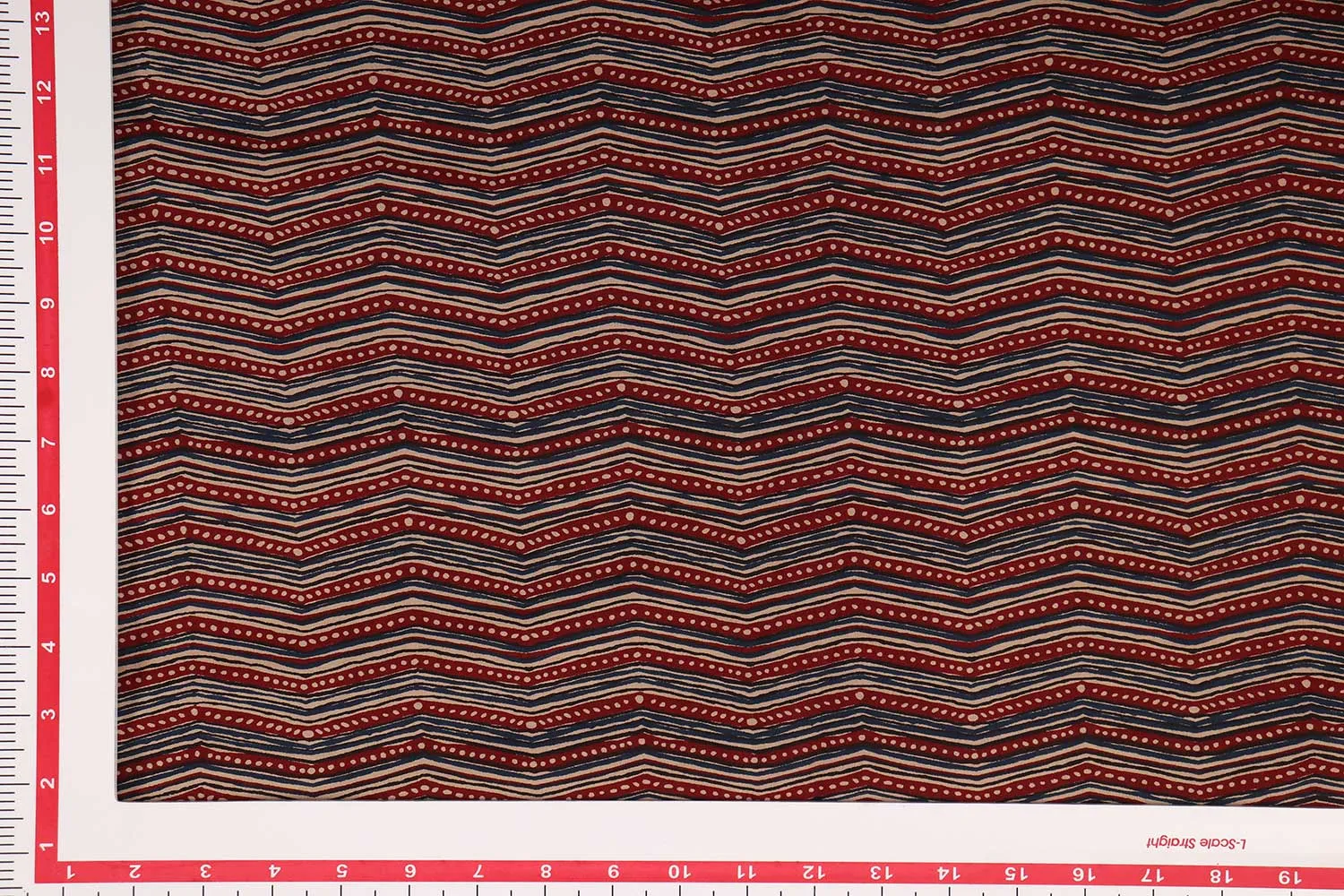 Multicolour Block Printed Cotton Fabric