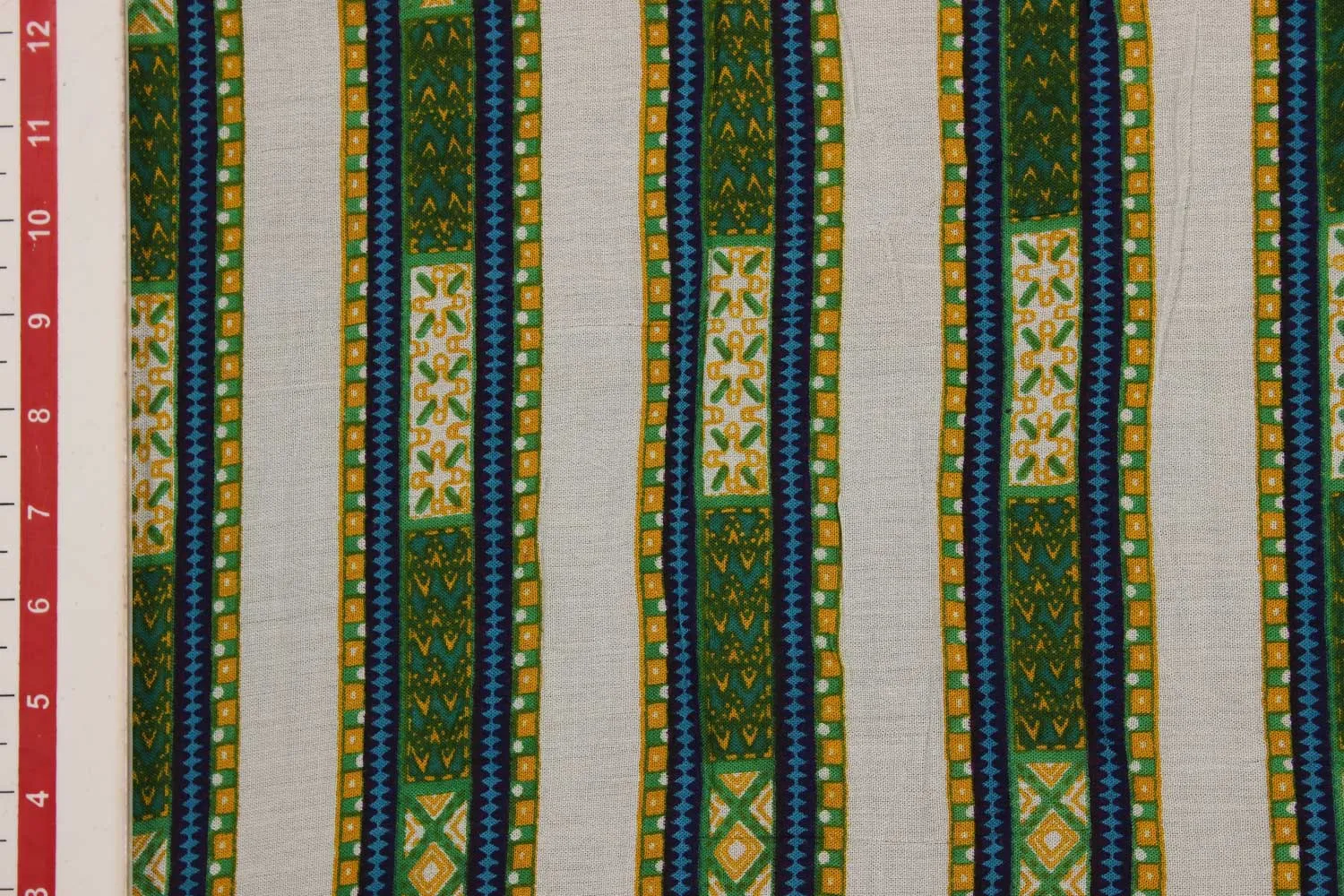 Multicolour Printed Rayon Crepe Fabric