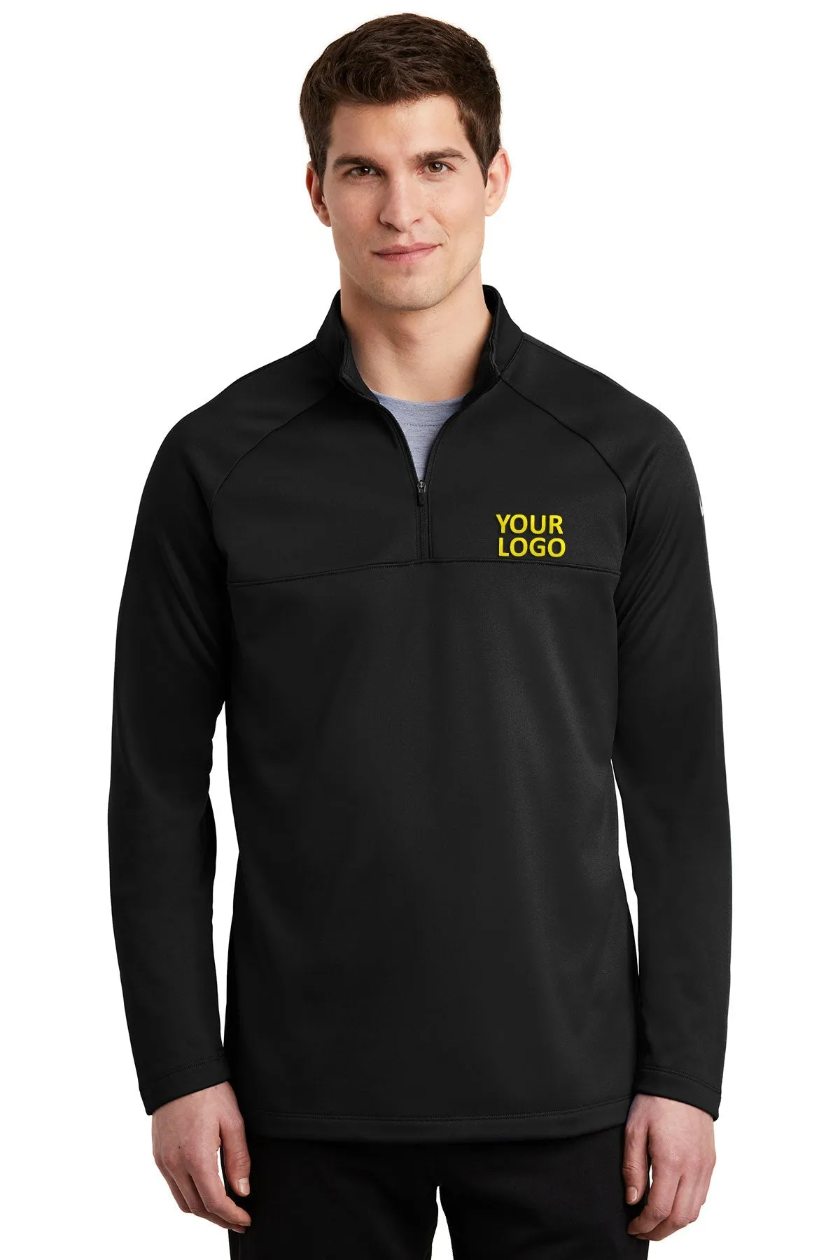 Nike ThermaFIT Custom Fleece Quarter Zips, Black
