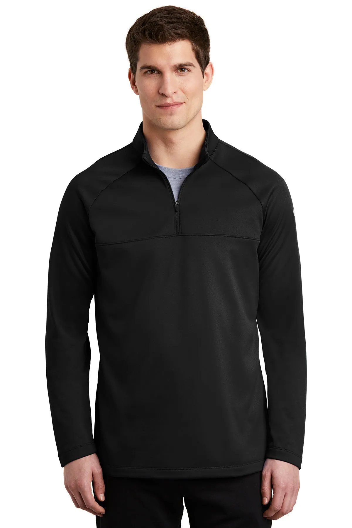 Nike ThermaFIT Custom Fleece Quarter Zips, Black