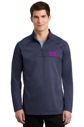 Nike ThermaFIT Custom Fleece Quarter Zips, Midnight Navy