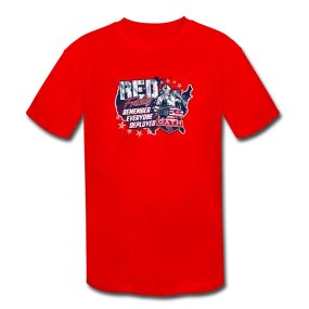 OATH RED Kid's Moisture Wicking Performance T-Shirt