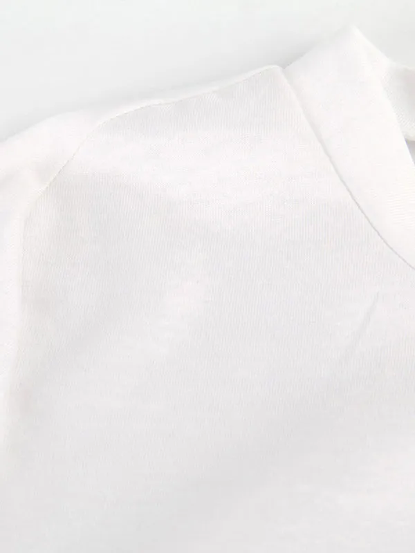 Original Irregularity Solid T-Shirts Tops