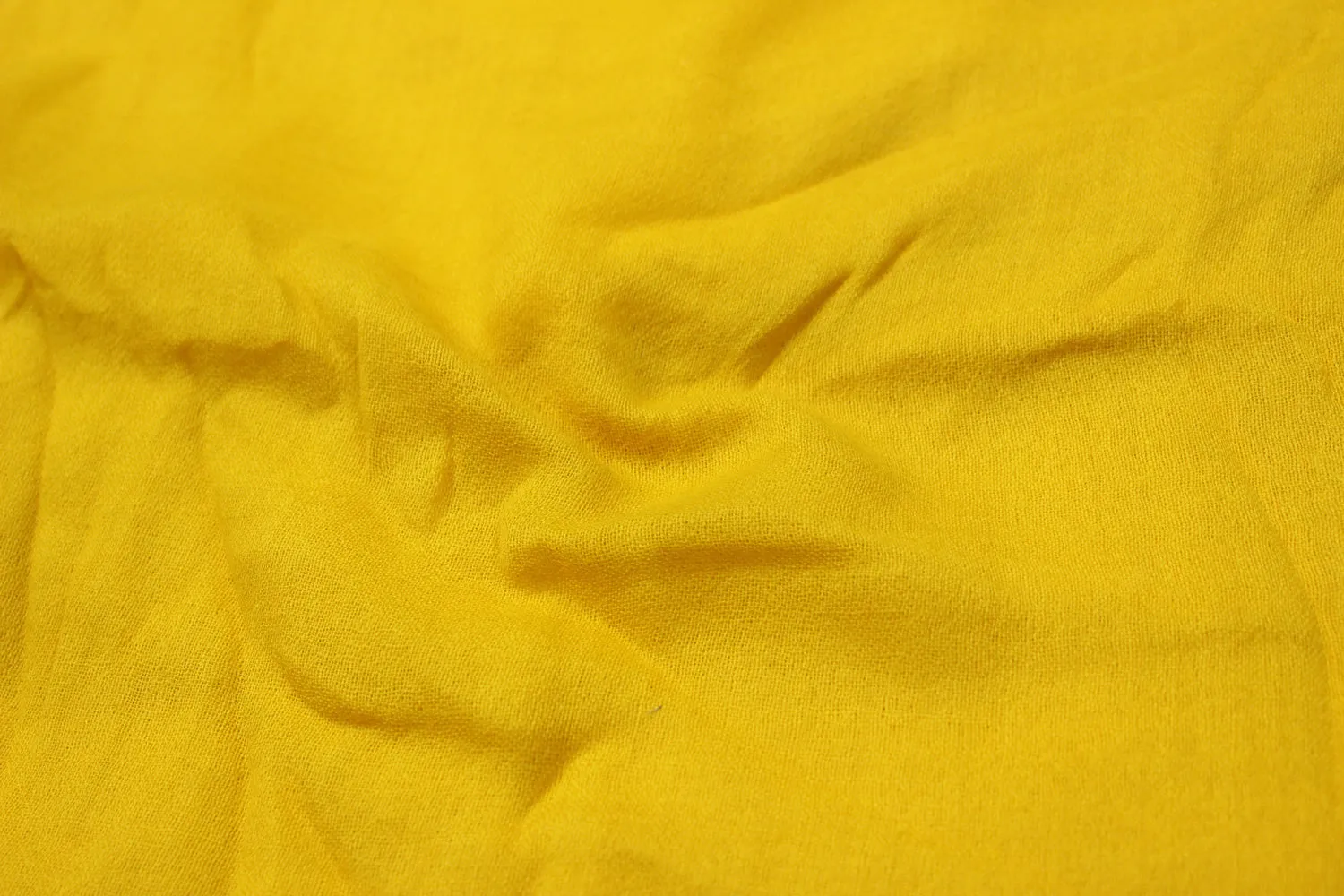 Precuts of Yellow Plain Wool Fabric