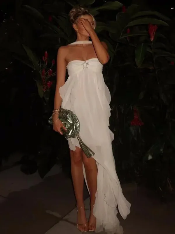 Summer Evening Dress for Women | Lightweight Chiffon