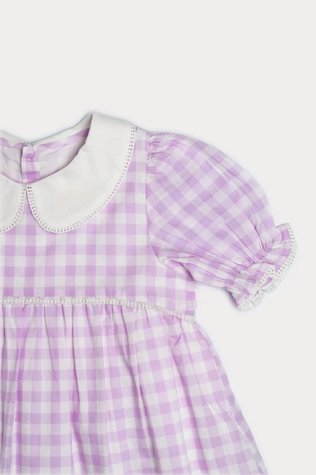 The Vanessa Dress - Lilac Gingham