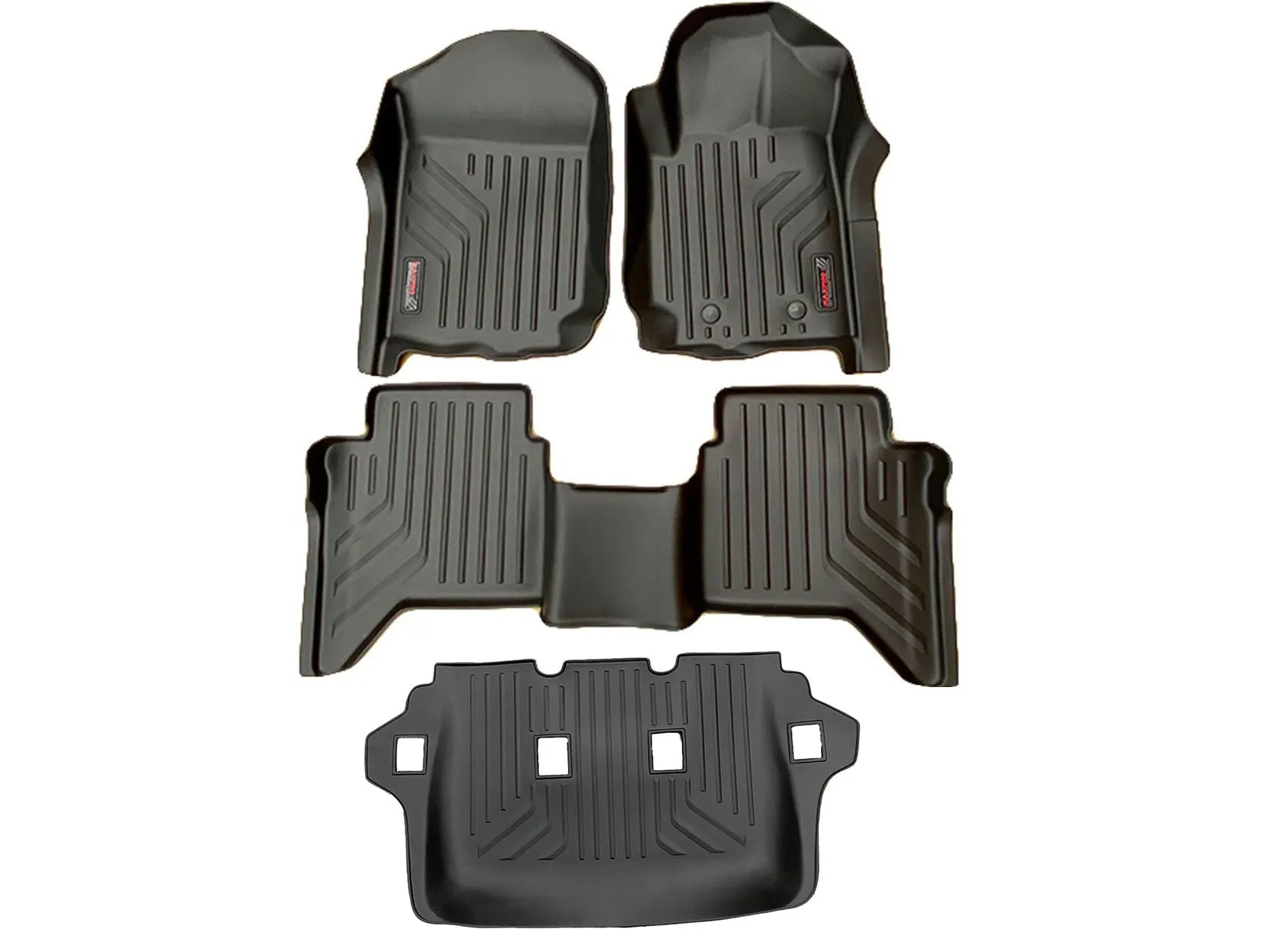 Toyota FORTUNER 2015  MaxPro 3D LASER CAR MATS FLOORLINERS - ALL WEATHER