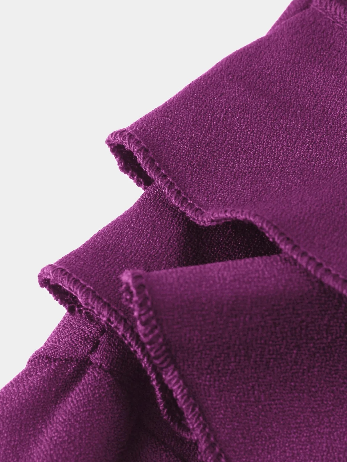 Wholesale Purple V-Neck Long Sleeve Mini Dress