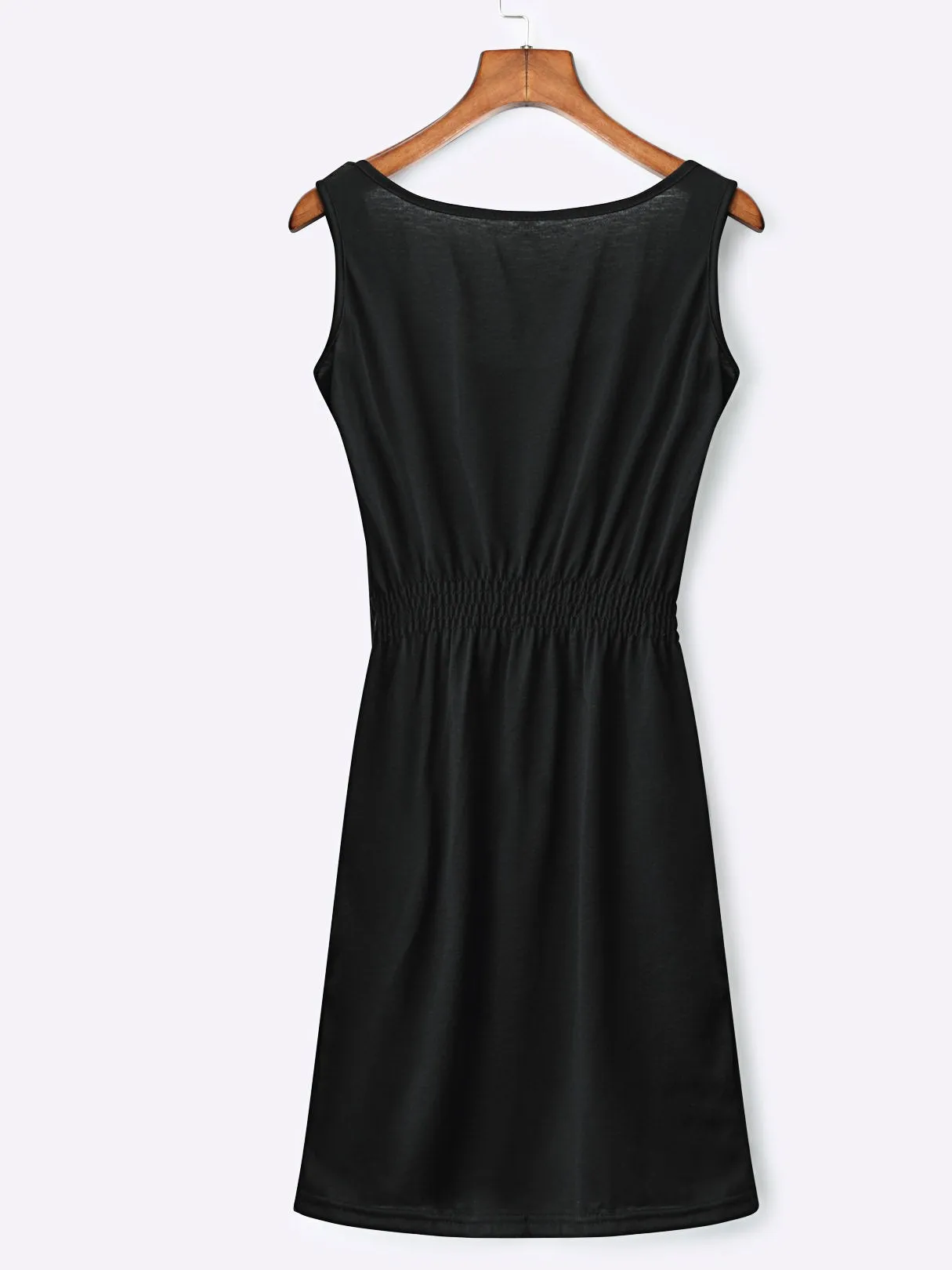 Wholesale Sleeveless Tight Waist Mini Dresses