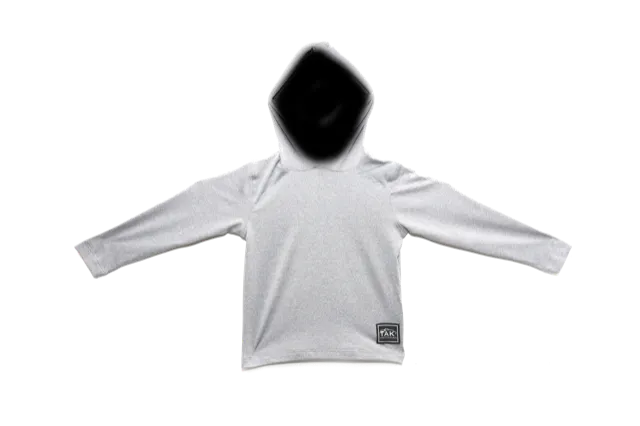 Youth Solar Stretch® Performance L/S Hoody | Grey